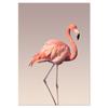 Nordic Canvas Painting Romantic Flamingo Rose Sea Wave Print Animal Painting Modern Wall Art Poster Home Decoration No Frame