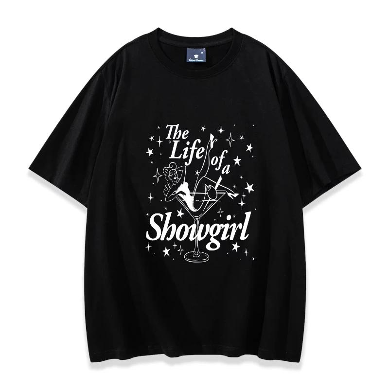 Showgirls Life T Shirt In My Showgirl Era T-Shirt New Album 2025 Shirt Country Music Fan Gift Men Women Streetwear Hip Hop Tops