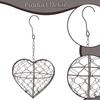Bird Nesting Heart Nest Material Holder Decorative Refillable Winter for Garden, Birdhouse,