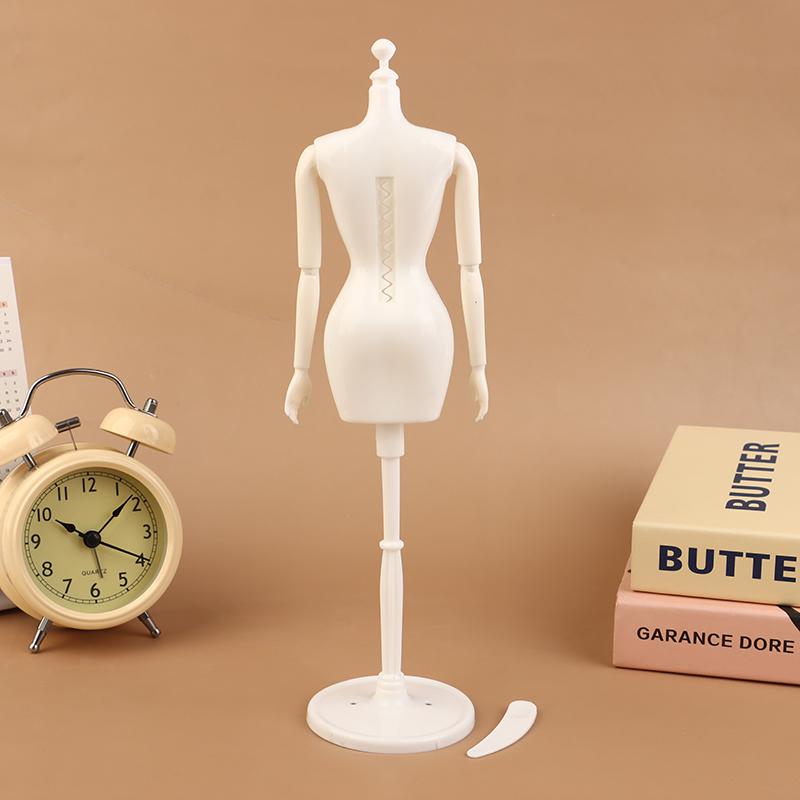 1:6 Doll Mannequin Coat Hanger Dollhouse Doll Skirt Support Wedding Mannequin Stand Humanoid Model Toy Doll Gown Display Form