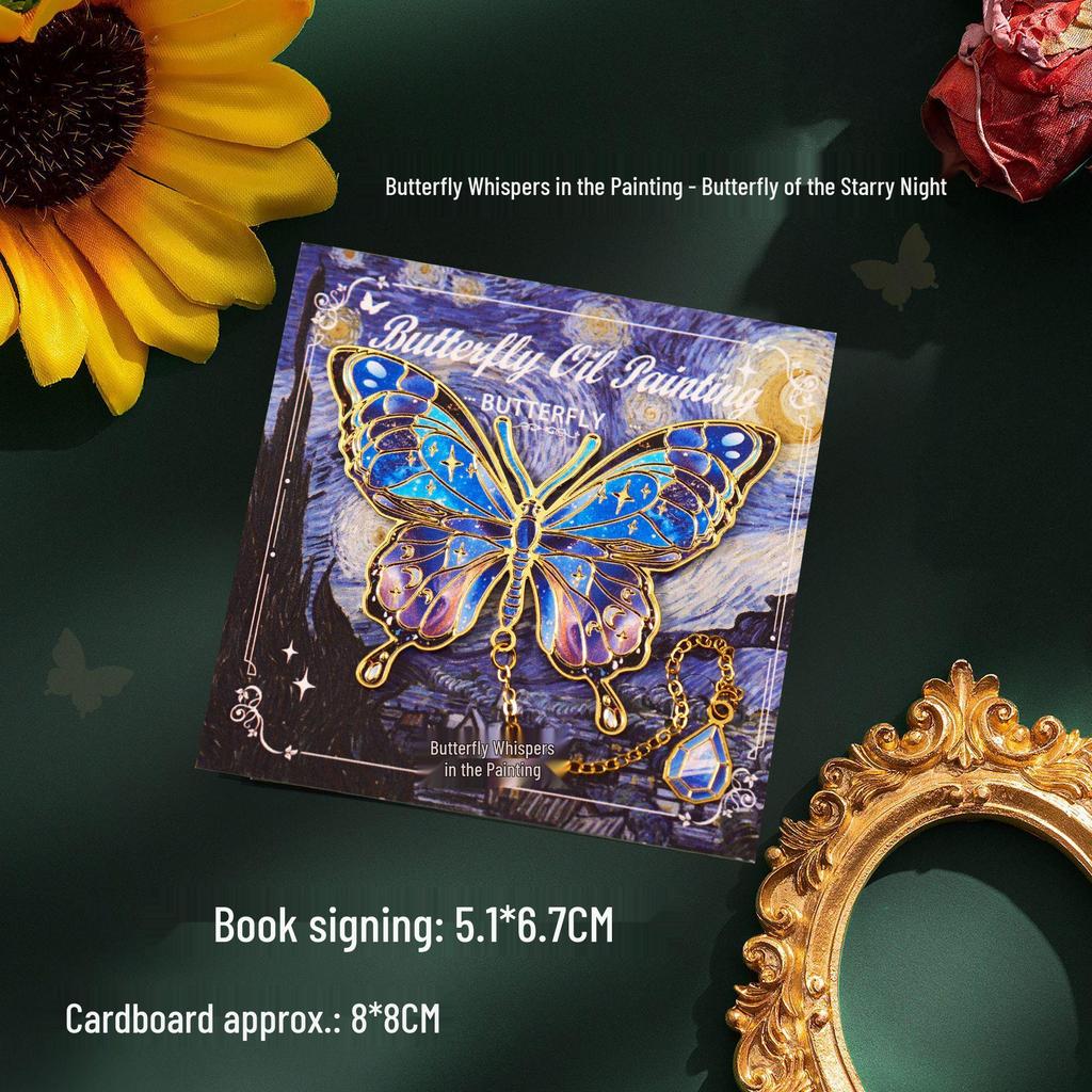 Vintage Butterfly Metal Bookmark: Creative and Elegant Back-to-School Souvenir