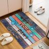 Paw Print Pattern Carpet Mat Rug Non-Slip Area Rug Home Decoration for Entryway Living Room Bedroom Decor Welcome Mat