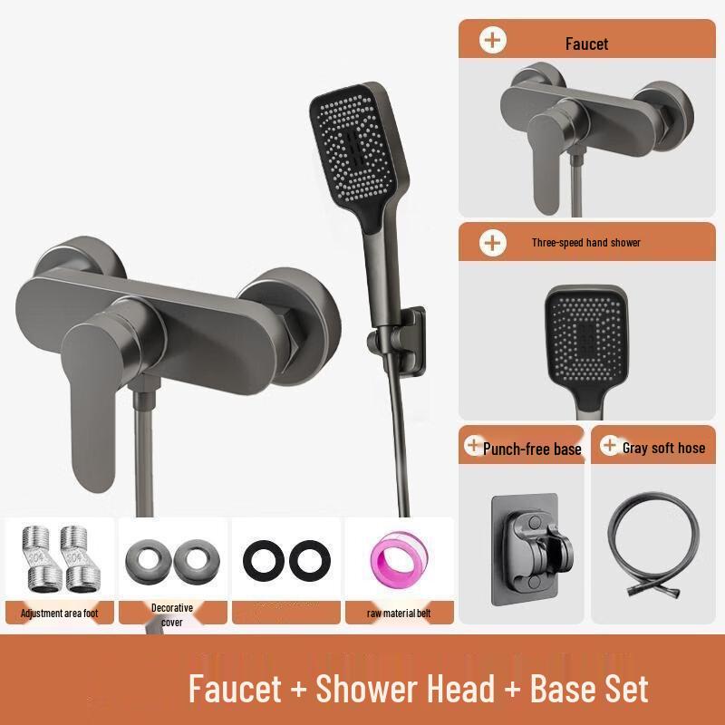 Junshi Concealed Bathroom Shower Faucet Set
