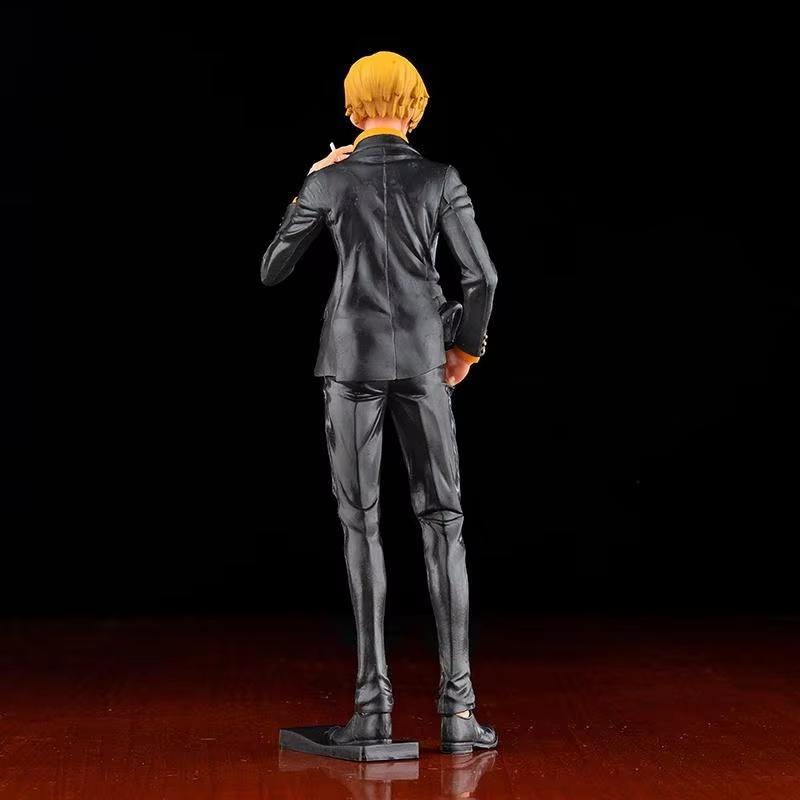 27Cm Anime One Piece Vinsmoke Sanji Smoking Insert Grandista Pvc Action Figures Model Dolls Toys Kids Christmas Birthday Gifts