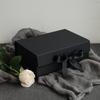 Flat Pack Gift Box Large Black