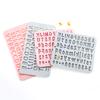 Silicone world DIY Letter Number Silicone Chocolate Mold Baking Tools Silicone Cake Mold Jelly Candy Mold 3D Clay Resin Mold