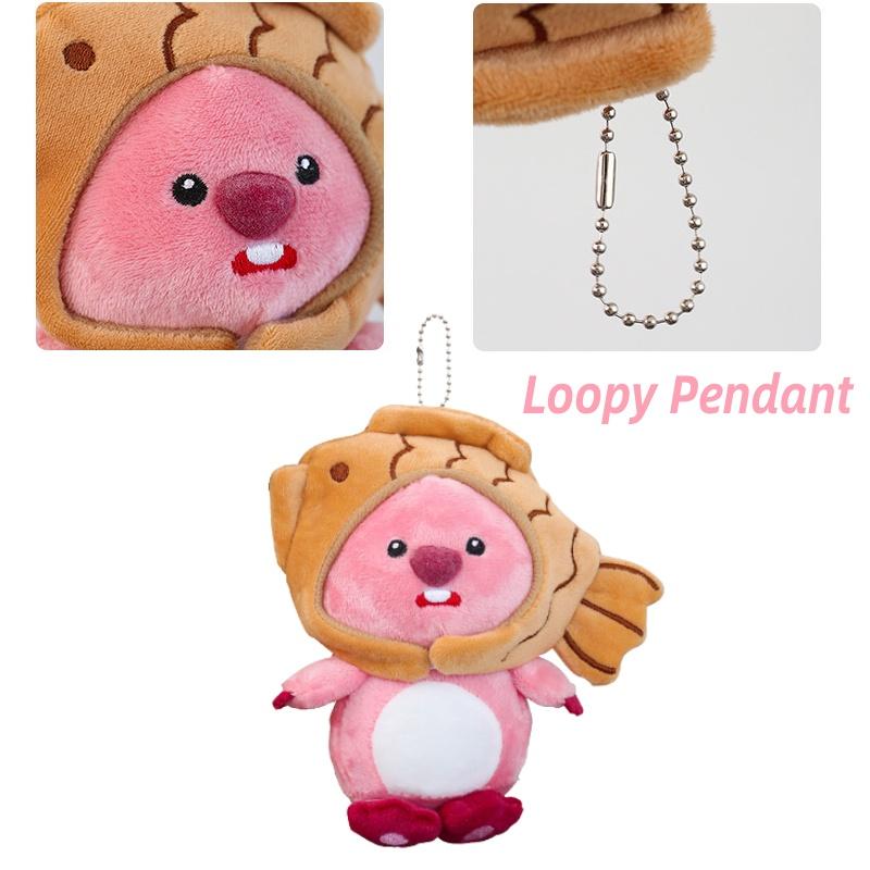 Cute Beaver Plush Toy Keychain Pendant With Soft Short Plush Wholesale Hanging Decoration For Bags