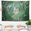Custom High Quality Palm Leaf Hanging Tapestry Home Party Decoration Tapestries Photo Background Cloth Table Cloth Wall Tapes