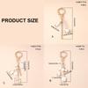 Lightweight Beach Theme Keychain For Ladies Fashionable Shell Seahorse Starfish Design Bag Charm for Trendsetters