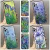 Lilac Irises Paintng Case For Xiaomi 15T 14T 13T Pro 14 15 Ultra 17 Pro Max POCO X7 F8 Pro X5 X6 F5 F6 F7 Coque