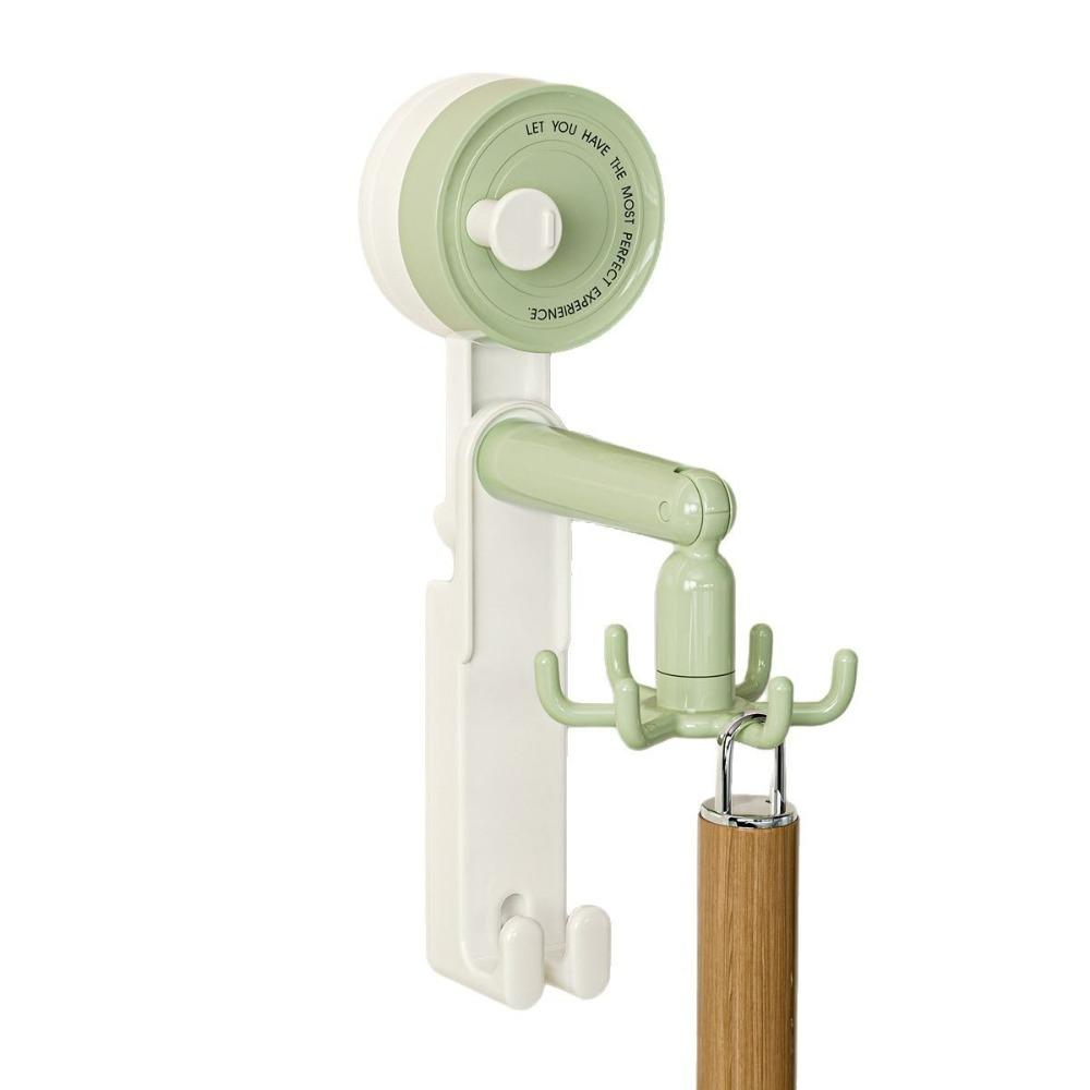 360° Rotating Suction Cup Hook Wall Hanging Universal Hook Portable Wall Mounted Rack  Household