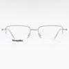Danyang Men's Half-Frame Myopia Glasses, Memory Titanium Business Eyebrow Line, Model 8047.