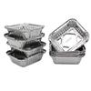 Yudefeng Rectangular Disposable BBQ Aluminum Foil Takeaway Boxes, 410ml