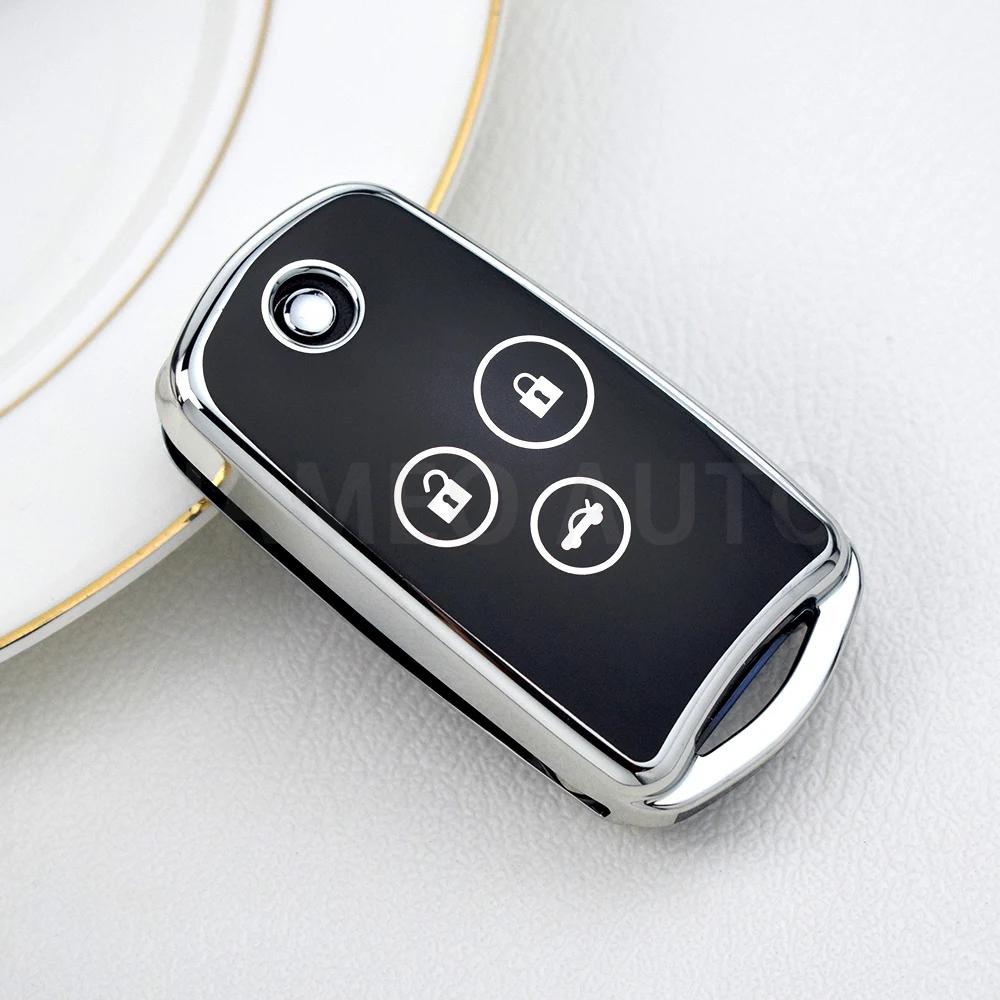 2 3 Buttons Car Key Case Flip Remote Control Fobs Protector Cover Skin For Honda Acura Accord Cr-V Civic Jazz Cr-Z 2011 2012