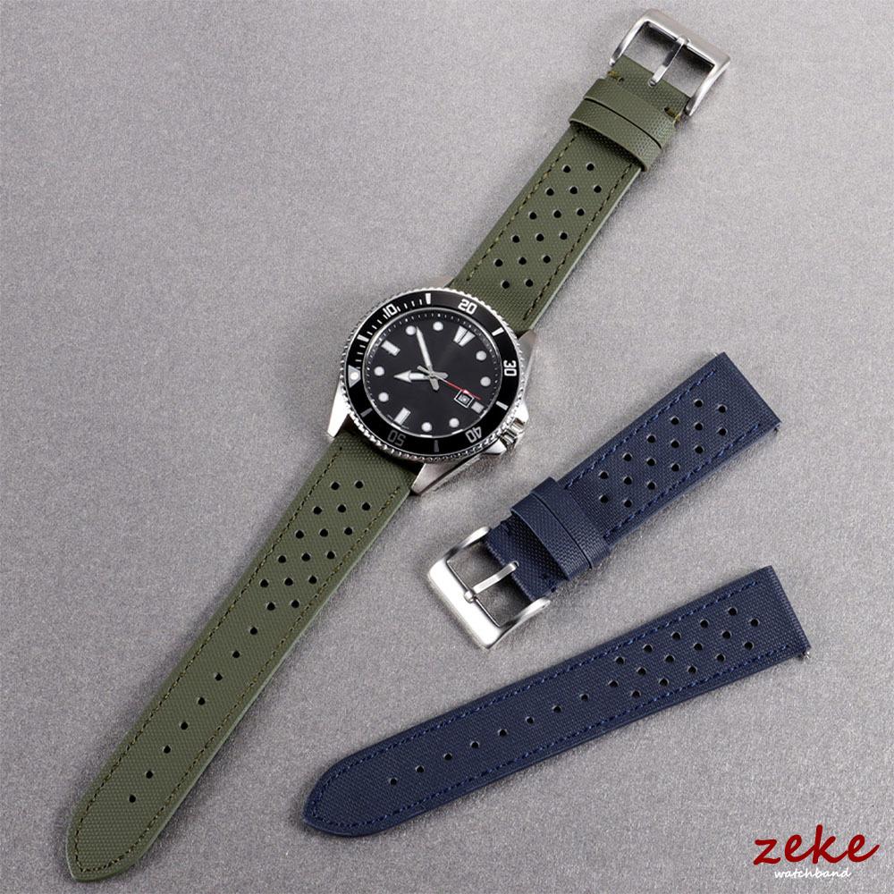 18/20/22mm Nylon Sailcloth Straps for Omega for Blancpain for Seiko Divers Watches Men Women Quick Release Waterproof Watch Band