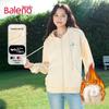 Baleno Women's Sherpa Fleece Lined Zip-Up Hoodie