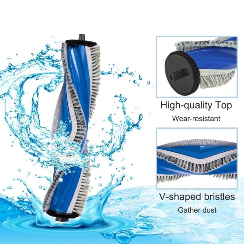 Sweeping Robot Side Brush Sweeping Robot Spare Part Mop Cloth Main Brush Replacement Accessories Plastic Texture