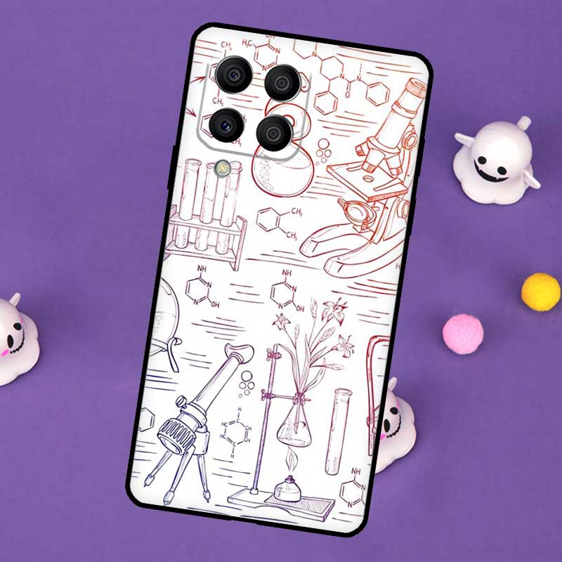 Biology and Chemistry Cover For Samsung Galaxy M20 M30s M33 M13 M23 M53 M15 M55 M31 M51 M14 M34 M54 M32 M52 Case