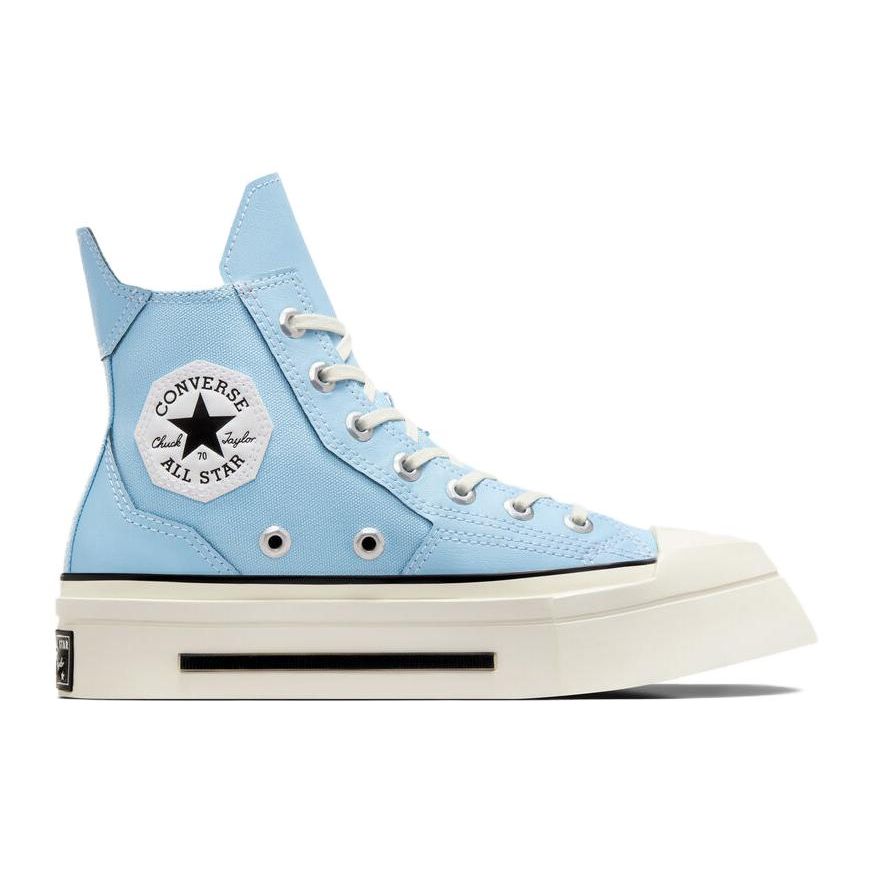 Converse Chuck 70 De Luxe Squared High True Sky Unisex Sneakers Blue Egret Black A07566C
