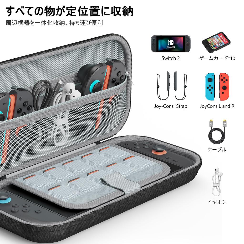 for Compatible with Switch Large Capacity Compatible with Switch and OLED Shockproof EVA Hard Full Switch Storage Protective Small Item Easy to Carry
