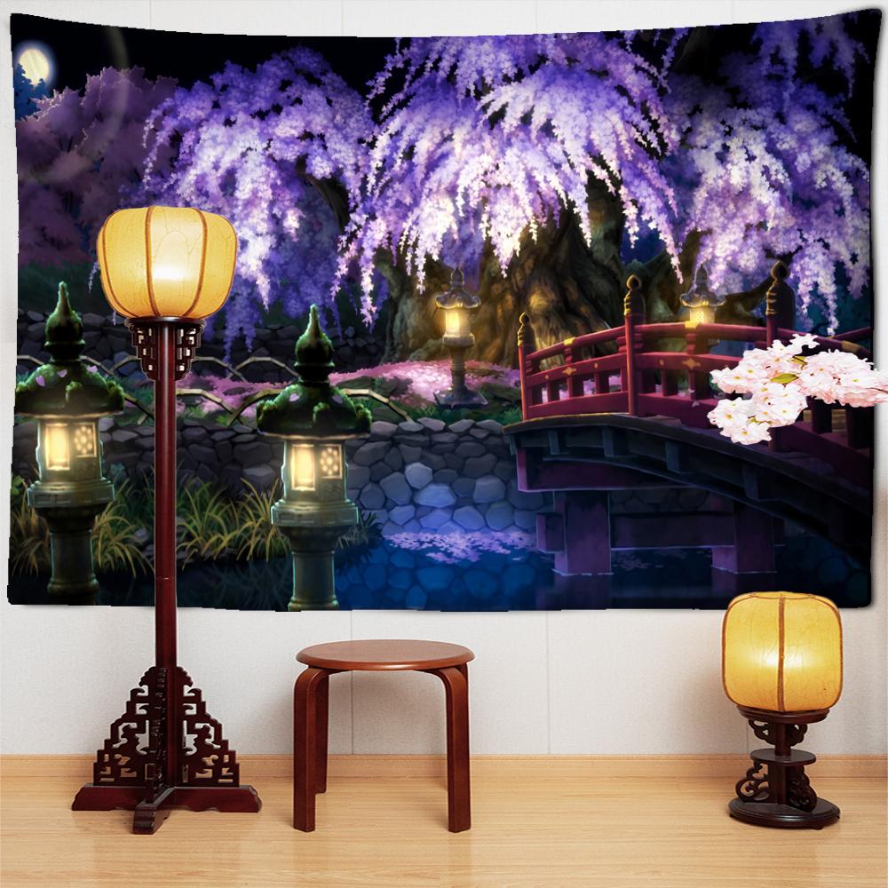Chinese Ancient Calendar Card Tapestry Wall Hanging Retro Hippie Mysterious Aesthetic Oil Painting Room Decor Cloth