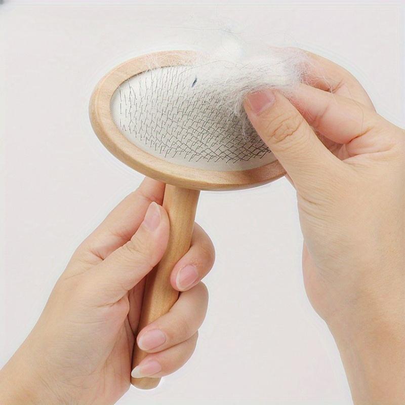 1pc Pet Comb, Dog Comb, Solid Wood Bristle Removal, Floating Hair Removal, Needle Comb, Cat and Dog Comb, Brush, Cat Comb