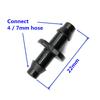 1/4" Double Barb Straight Water Hose Connectors Agricultural Garden Irrigation Hose Fittings Industrial Cooling System 50 Pcs