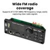 50W Verstärker Bluetooth 5.0 DIY MP3 WAV Decoder Platine Mikrofon Aufnahme Anruf Motherboard 2 * 50W 87,5-107,5MHz