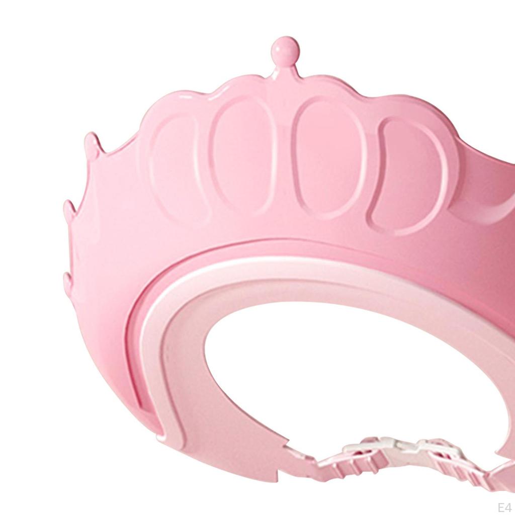 Adjustable Baby Hair Wash Hat Shower Caps Ear Protectors Reusable Waterproof for Toddlers