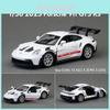 Porsche 911 Gt3 Rs Alloy Car Model With Inertia Control For Kids Collectors