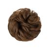 Bun Hair Piece with Loose Waves, Thick Bun Hair Extension for Women, Wavy Bun Hairpiece for Natural