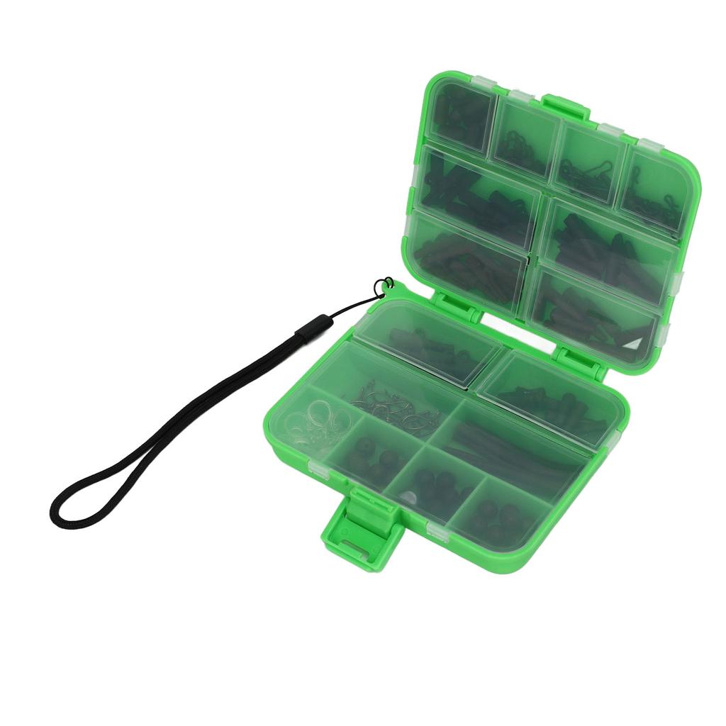 173Pcs Fishing Tools Set European Style Carp Fishing Tackle Accessories Set with Fish Hook Connection Ring for