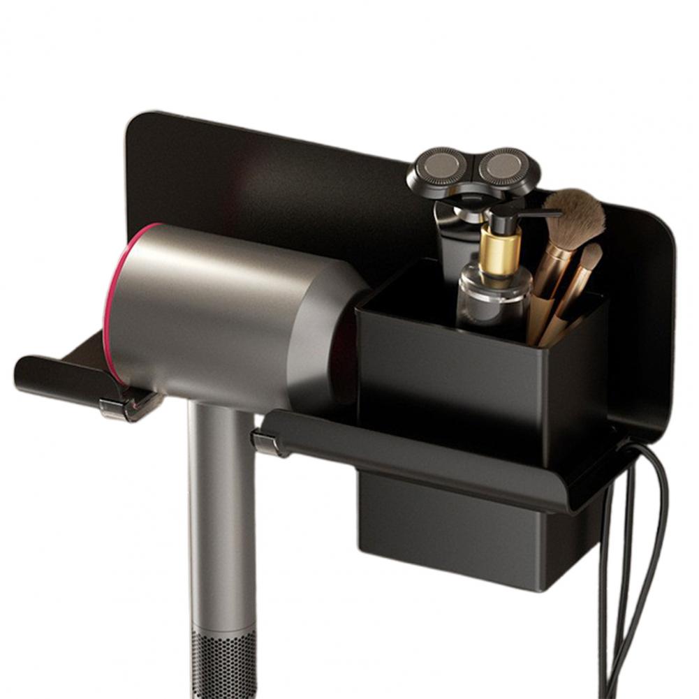 Waschraum-Organisationsregale Föhnhalter für Badezimmer Wandmontierter Föhn Glätteisenhalter mit Badezimmer für Ordentlich