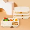 Biologisch abbaubare 4-Fächer-Lunchboxen aus Maisstärke