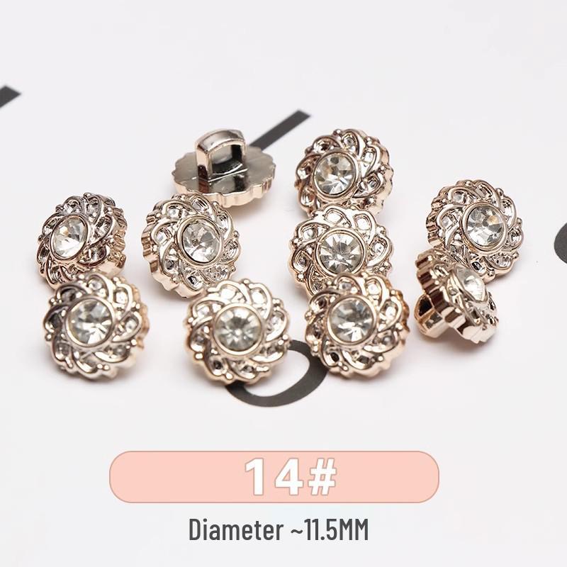 Exquisite Perlenknopf-Kollektion für Damen: Vielseitige Hemd- & Rock-Dekorationsaccessoires