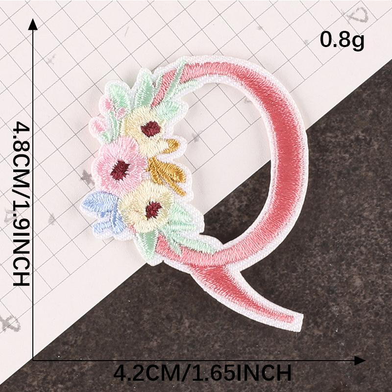 Embroidery Logo Cartoon Badge English Letter Patch Accessories Hand Account Diy Accessories Embroidery Sticker Cloth Sticker