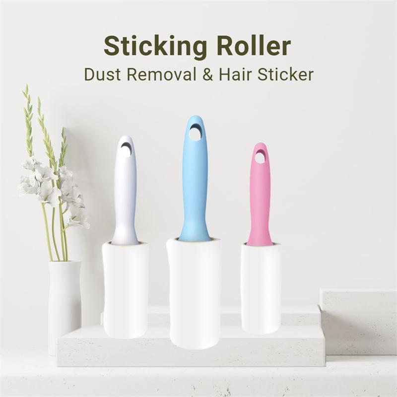 Sticker Hair Absorber Tearable Dust Sticking Paper Portable Removal Roller Brush