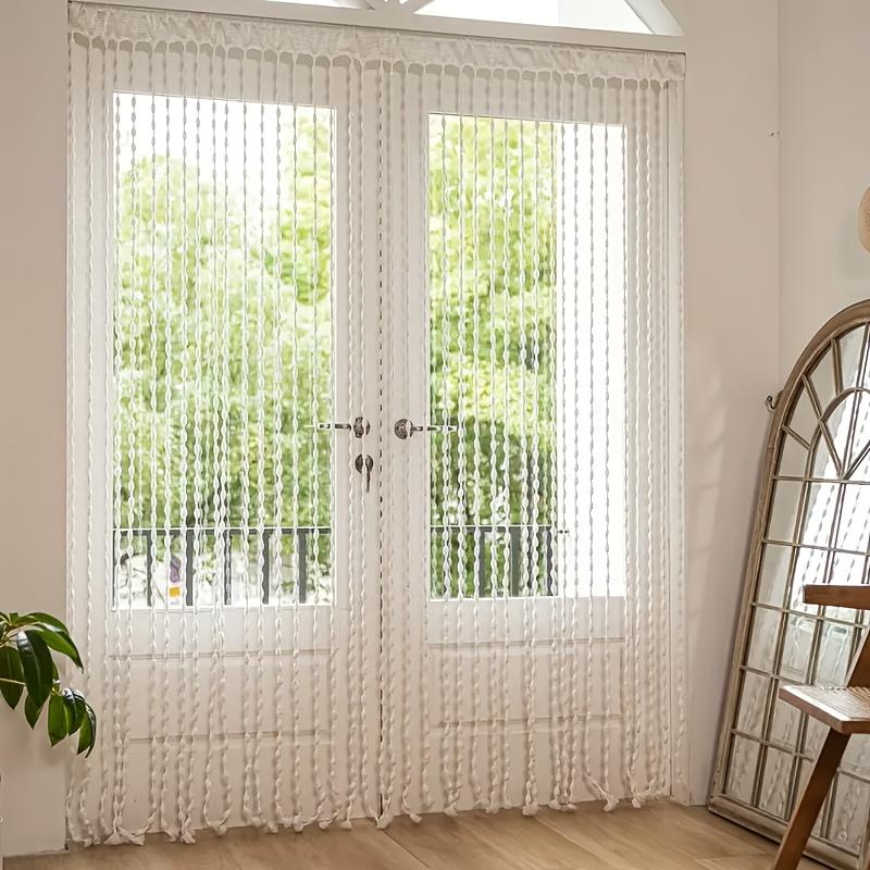 Polyester Perlenvorhang für Türen Laternen Quaste Kordel Vorhänge Hotel Hochzeit Salon Fenster Linien Vorhänge Dekoration für Raumteiler