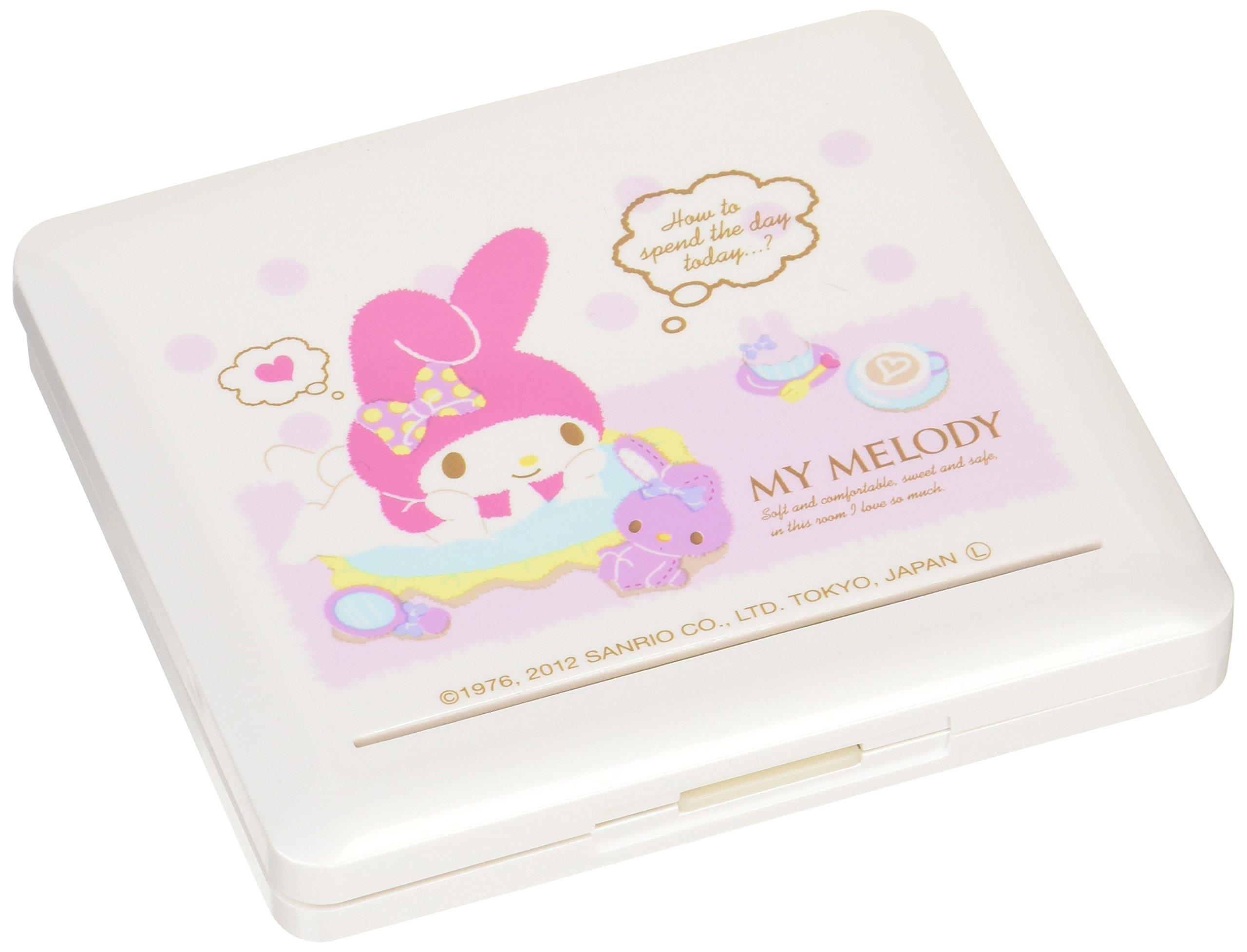 

Nonaka Sanrio Characters My Melody Plastic Reed Case for Tenor Saxophone and Bass Clarinet, Holds 10 Reeds, White