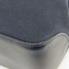 Used Longchamp Handbag Rozo canvas/leather Navy