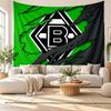 Borussia Mönchengladbach Wall Tapestry, Soft Fabric Wall Hanging, Decorative Backdrop For Bedroom Home Wall Art