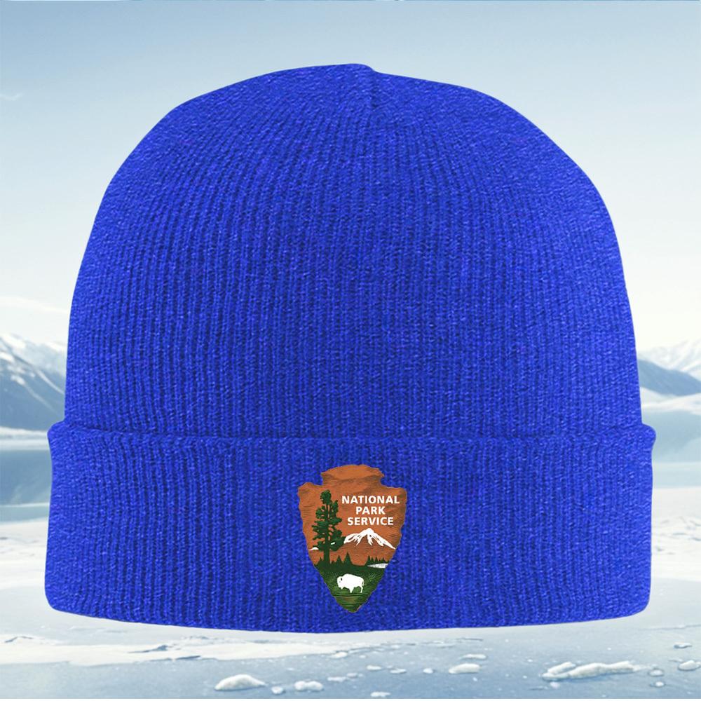 Arrowhead Nature Logo Tree Mountain Scene Men Women Unisex Knitted Hat Beanie Pullover Cap Winter Thermal Warm Christmas Outdoor