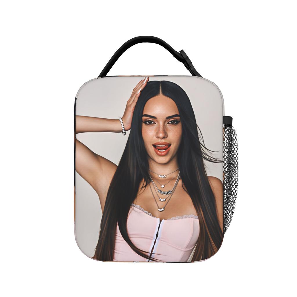 Katseyes Daniela Lunch Bag Casual Lunch Box Outdoor Picnic Convenient Tote Food Bags For Adult Oxford Print Cooler Bag