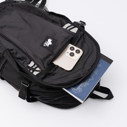 Logo Spark Reflective Daypack, Gray, Medium, Medium Size Backpack