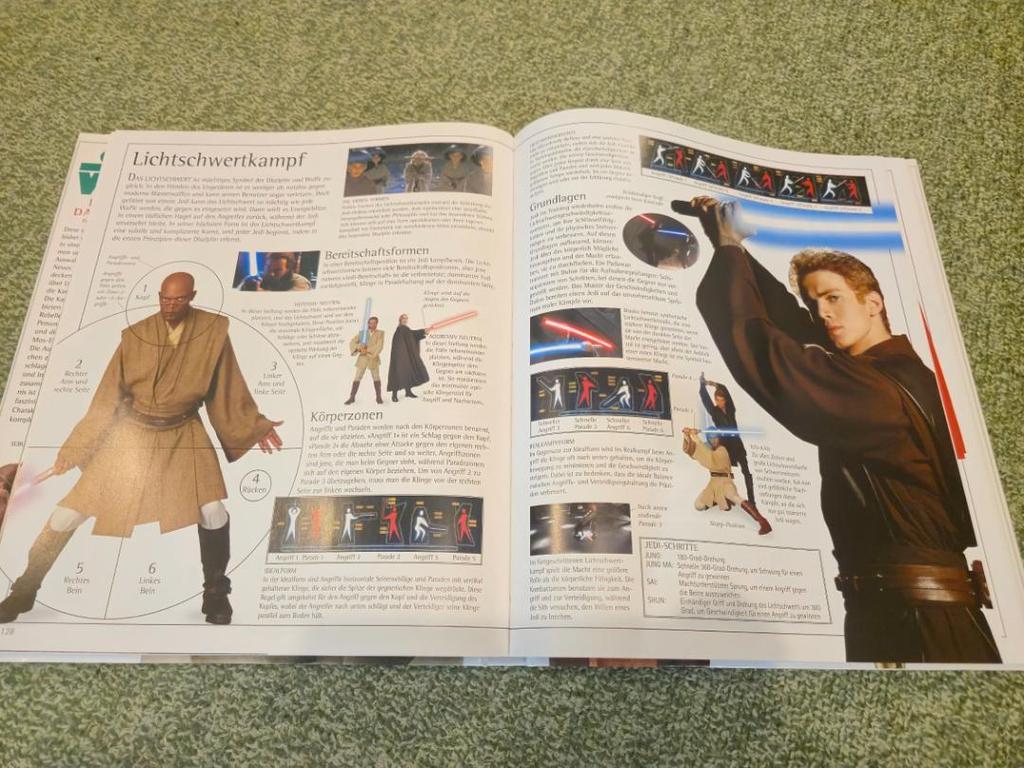 [USED] Rare German edition Star Wars Illustrated Encyclopedia Episodes 1-6