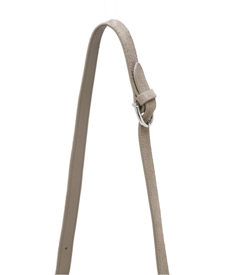 Athe Vanessabruno [Maron] Beige Suede Marron Hobo Bag M (Silver Hardware) Aaba6E418I3