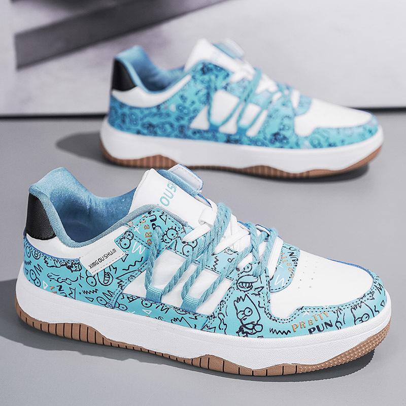 Large Size Men's Shoes Original Niche Design Casual Skateboard Shoes Youth Advanced Sense Platform Sports