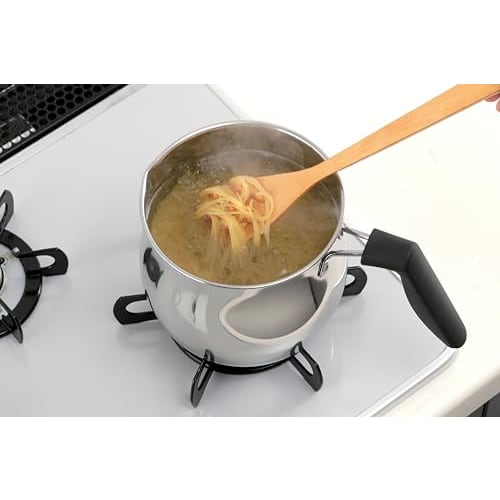 Pearl Metal Cook Pot, Multi-Purpose Pot, 17cm, 2.6L, Induction Compatible, with Strainer and Glass Lid, Made of 18-8 Stainless Steel, Naric HC-147