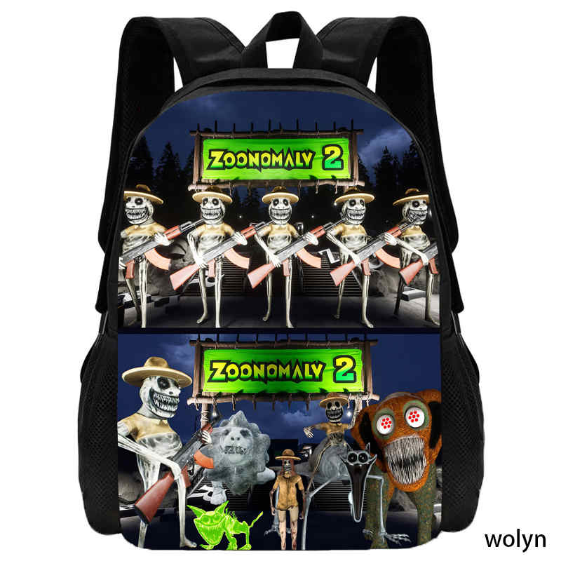 Zoonomaly школьный рюкзак с рисунком из мультфильма, легкий школьный рюкзак Mochila, детские рюкзаки, сумки для девочек, рюкзак для школьников 15inches