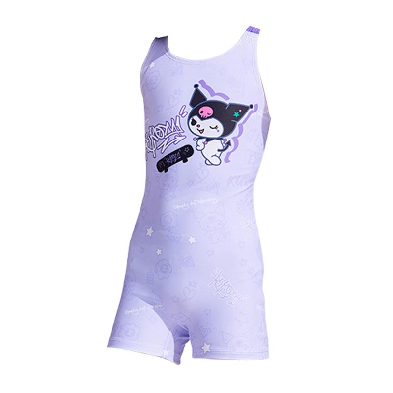 ZOKE Куроми Детский быстросохнущий цельный купальник с прямыми штанинами для тренировок 130cm